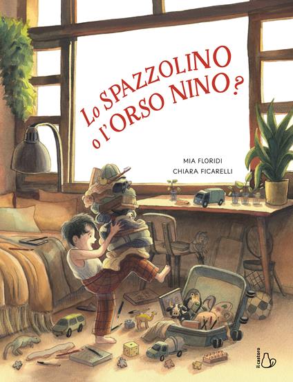 Lo spazzolino o l'orso Nino? Ediz. a colori - Mia Floridi - copertina