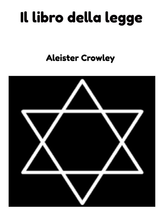 Il libro della legge. Nuova ediz. - Aleister Crowley - copertina