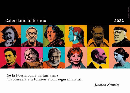 Calendario Letterario 2024-Jessica Santin - Jessica Santin - copertina