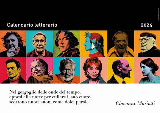 Calendario letterario 2024-Giovanni Mariotti - Giovanni Mariotti - copertina