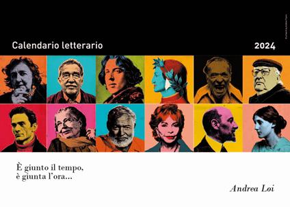 Calendario letterario 2024-Andrea Loi - Andrea Loi - copertina