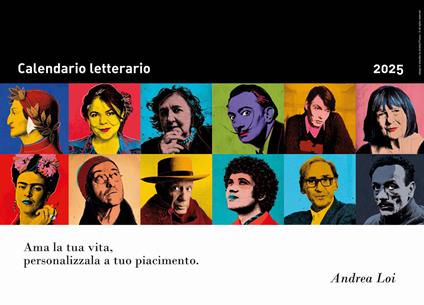 Calendario Letterario 2025-Andrea Loi - Andrea Loi - copertina