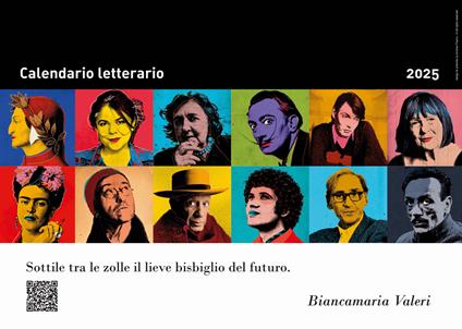 Calendario Letterario 2025-Biancamaria Valeri - Biancamaria Valeri - copertina