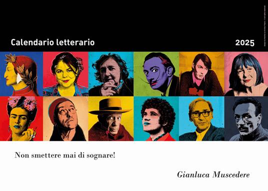 Calendario Letterario 2025-Gianluca Muscedere - Gianluca Muscedere - copertina