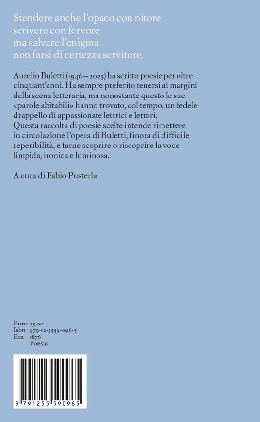 Poesie scelte 1973-2023 - Aurelio Buletti - 2