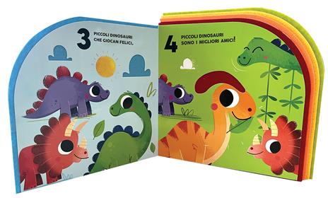 10 piccoli dinosauri. 1 2 3 conta con me. Ediz. a colori - 2