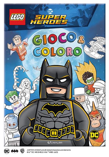 Batman. Lego DC. Gioco & coloro. Ediz. a colori - copertina