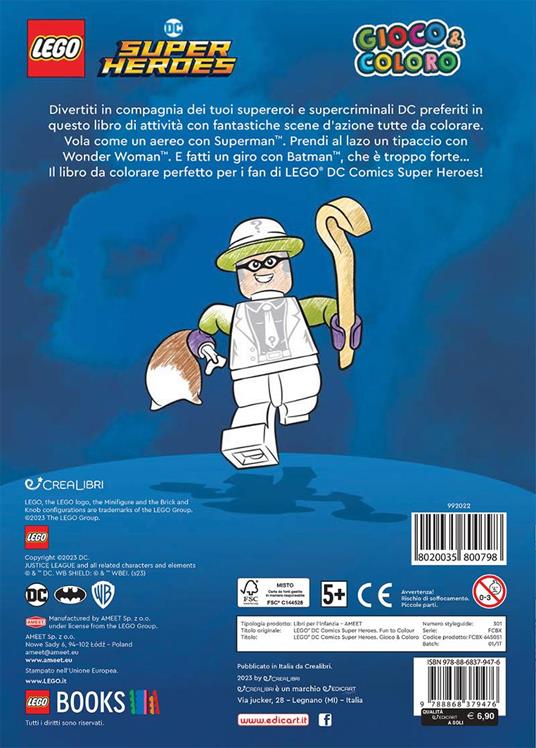 Batman. Lego DC. Gioco & coloro. Ediz. a colori - 3
