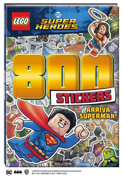 Arriva Superman! Lego DC. 800 stickers. Ediz. a colori - copertina
