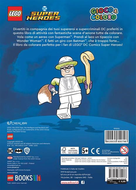 Batman. Lego DC. Gioco & coloro. Ediz. illustrata - 3