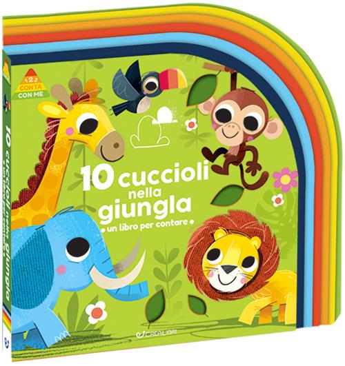 10 cuccioli nella giungla. Ediz. a colori - copertina