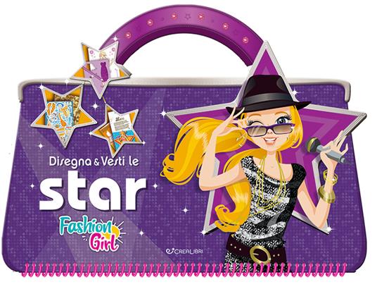 Disegna e vesti le star. Fashion girl. Ediz. a spirale - Lili Chantilly - copertina