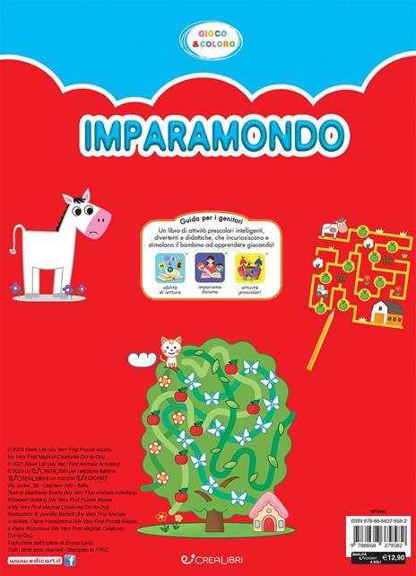 Imparamondo. Gioco & coloro. Ediz. a colori - Stephanie Evans,Elizabeth Golding - 3