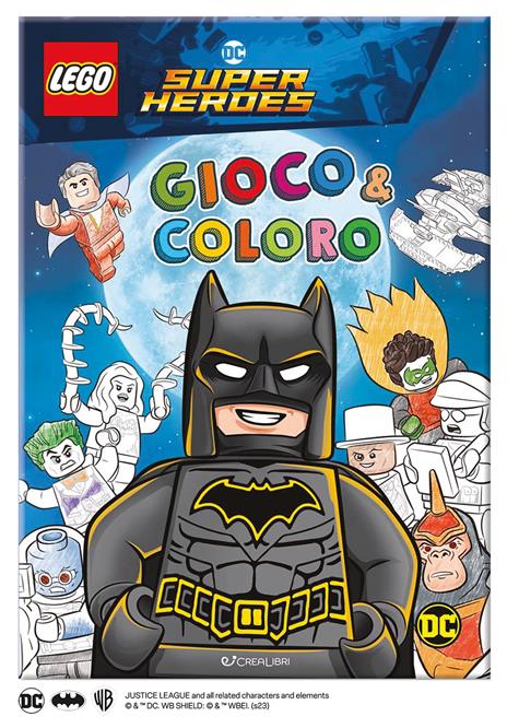 Lego DC. Gioco & coloro. Ediz. illustrata - copertina