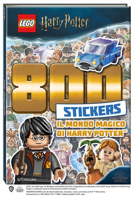 Il mondo magico di Harry Potter™. 800 stickers. Lego Harry Potter. Ediz. a colori - copertina