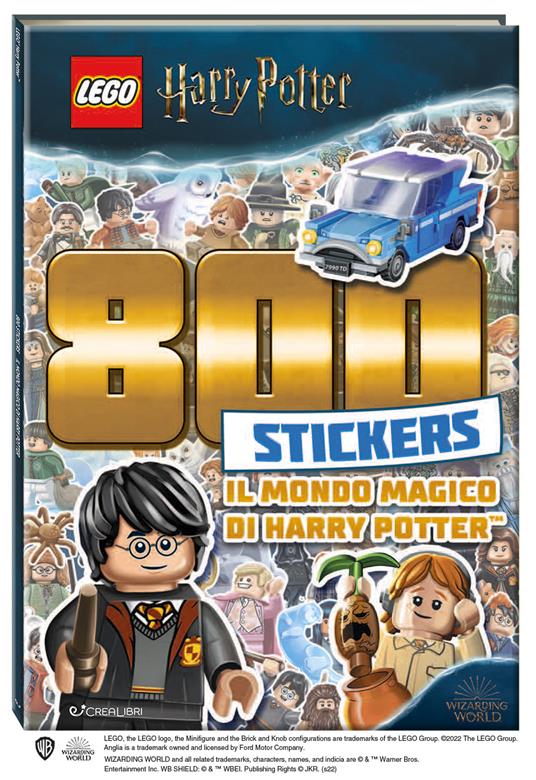 Il mondo magico di Harry Potter™. 800 stickers. Lego Harry Potter. Ediz. a colori - copertina