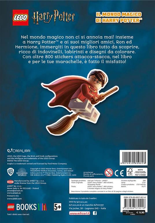 Il mondo magico di Harry Potter™. 800 stickers. Lego Harry Potter. Ediz. a colori - 4