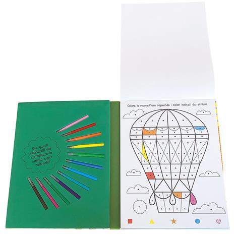 Il mio libro dei giochi & attività con Lillo Coccodrillo. Attività cercatrova. Ediz. illustrata. Con 12 pennarelli - 2