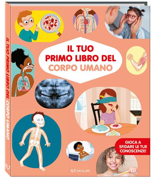 Il tuo primo libro del corpo umano. Ediz. a colori - copertina