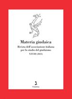Materia giudaica. Rivista dell'Associazione italiana per lo studio del giudaismo (2023). Vol. 28