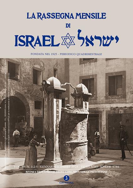 La rassegna mensile di Israel. Vol. 89 - copertina