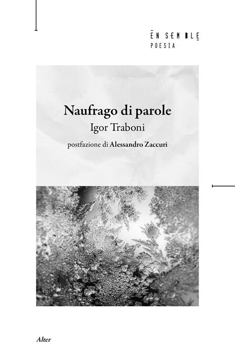 Naufrago di parole - Igor Traboni - copertina