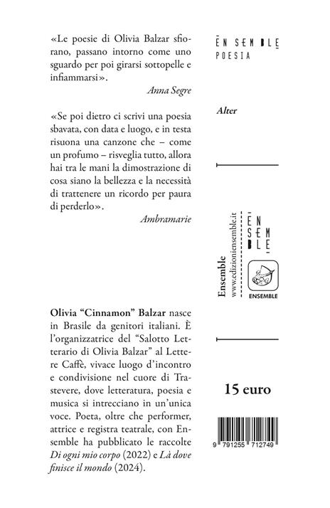 Storie di spazio e tempo - Olivia Balzar - 2