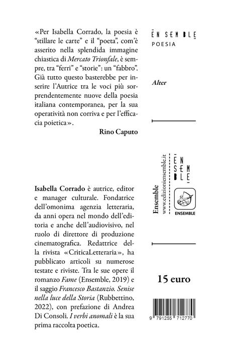 I verbi anomali - Isabella Corrado - 3