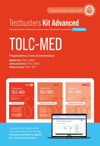 TOLC-MED. Test Medicina 2024/2025. Kit advanced. Con espansione online - copertina