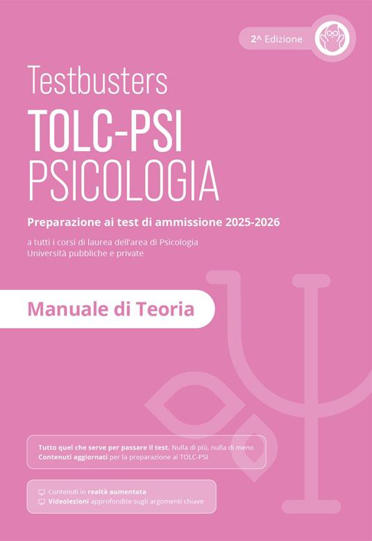 Testbusters TOLC-PSI 2025 - Manuale di Teoria - copertina