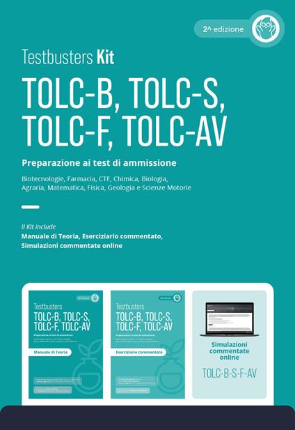 Testbusters TOLC-B-S-F-AV. Kit - copertina