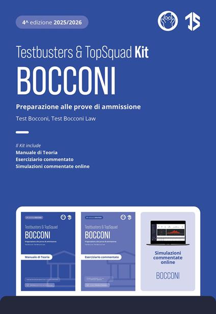 Testbusters. Bocconi. Kit. Con simulazioni commentate online - copertina