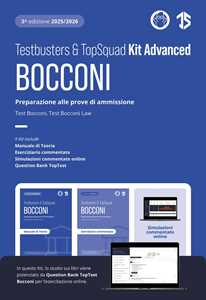 Libro Testbusters. Bocconi. Kit advanced. Con simulazioni commentate online, Question Bank TopTest 