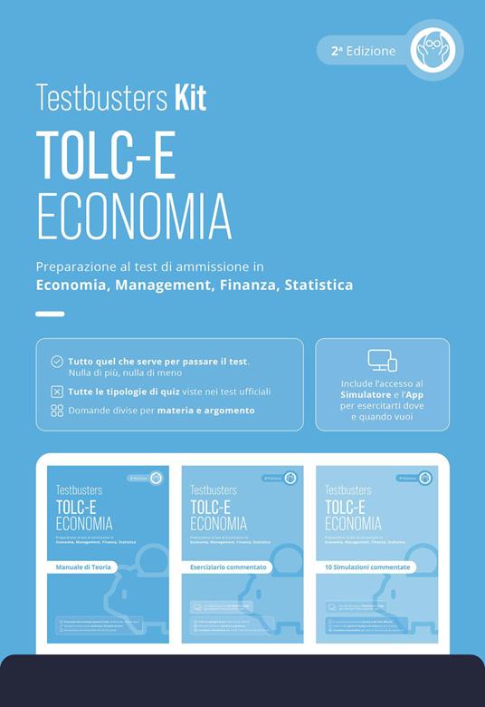 Testbusters TOLC-E. Kit. Nuova ediz. - Testbusters - copertina