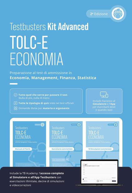 Testbusters TOLC-E. Kit Advanced - Testbusters - copertina