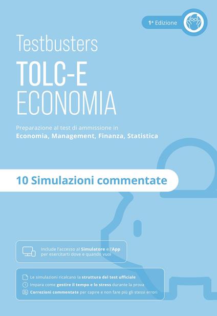 Testbusters. TOLC-E. Simulazioni commentate - copertina