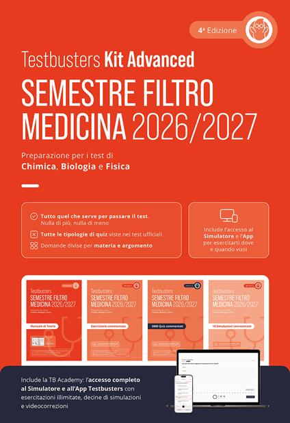Testbusters. Kit advanced. Semestre filtro 2026/2027 - copertina