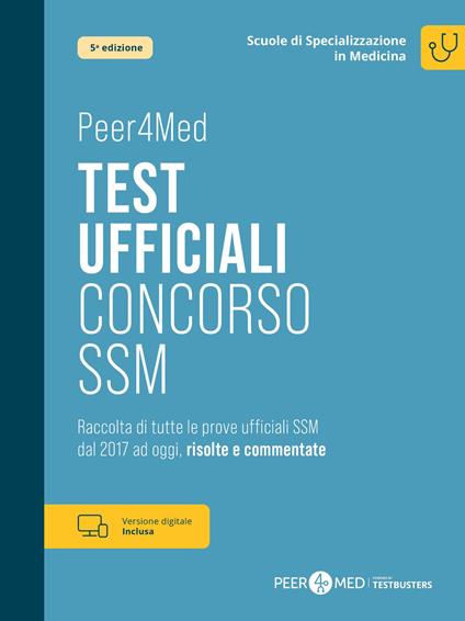 Peer4Med. Test ufficiali concorso SSM - copertina