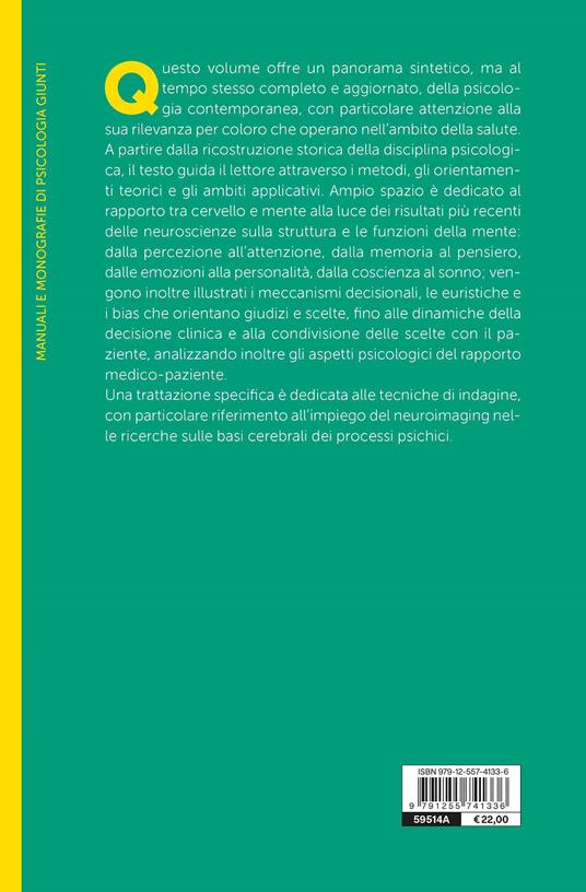 Principi di psicologia per le professioni medico-sanitarie - Fiorenza Giganti,Fabio Giovannelli,Maria Pia Viggiano - 2