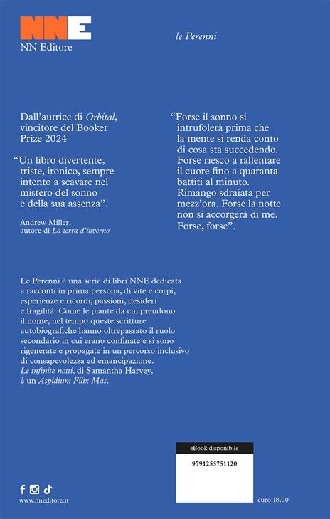 Le infinite notti. Il mio anno d'insonnia - Samantha Harvey - 2