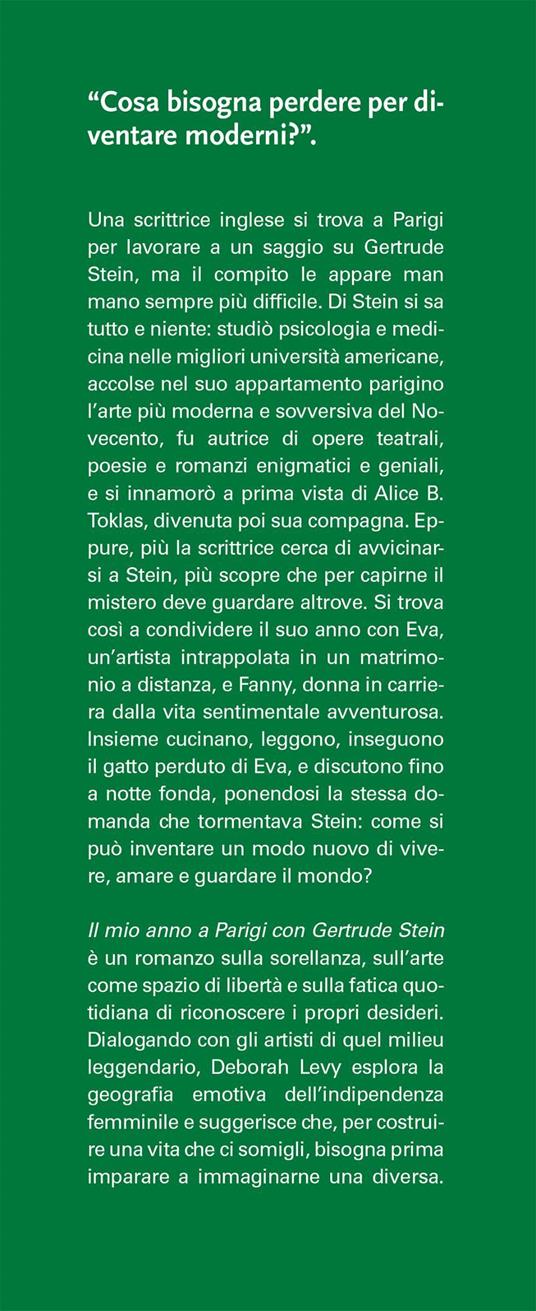 Il mio anno a Parigi con Gertrude Stein - Deborah Levy - 2