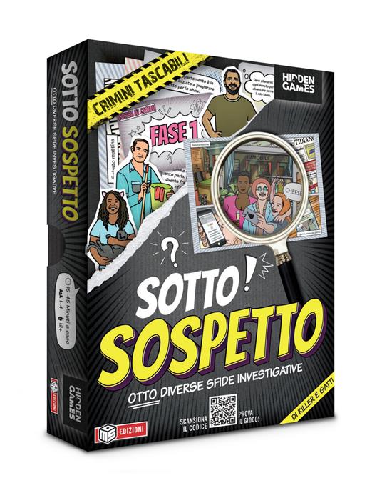 Hidden Games - Sotto sospetto. Otto diverse sfide investigative. Gioco da tavolo
