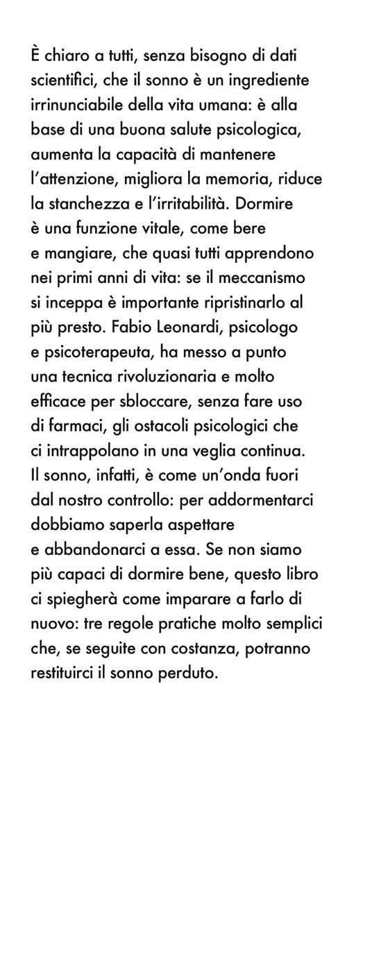 Imparare a dormire. Guida pratica contro l'insonnia - Fabio Leonardi - 2