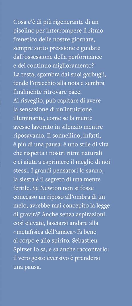 Piccola filosofia della siesta - Sébastien Spitzer - 2