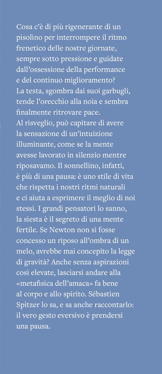 Piccola filosofia della siesta - Sébastien Spitzer - 2