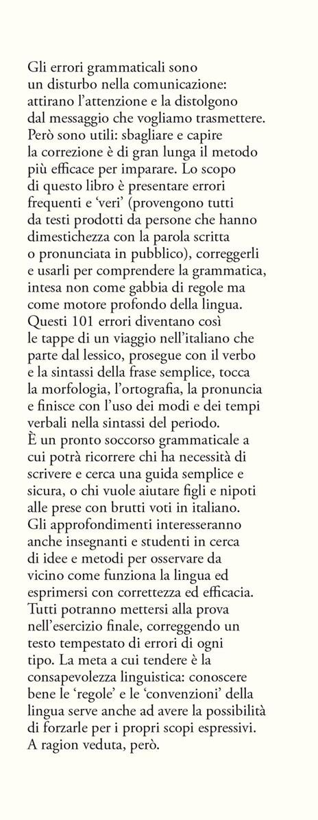 101 errori di italiano che non farai mai più. Un pronto soccorso grammaticale - Massimo Birattari - 4