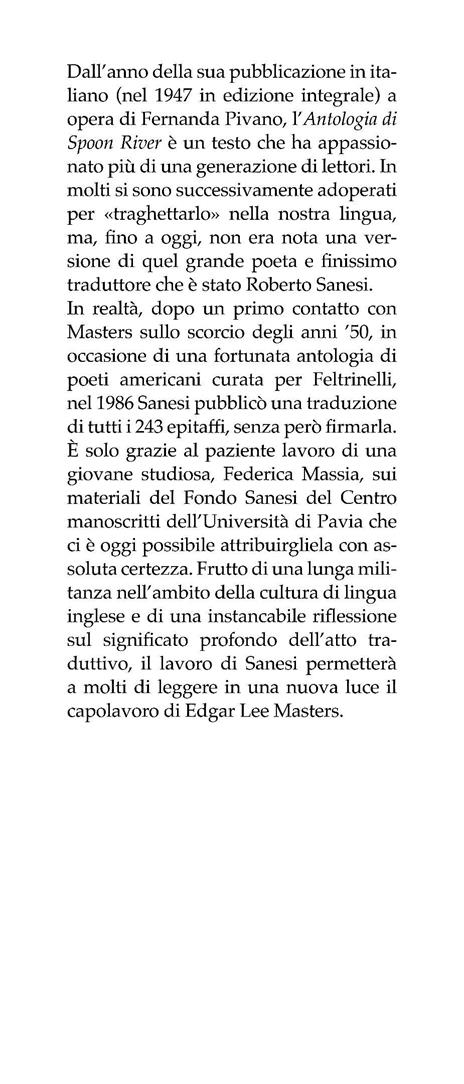 Antologia di Spoon River - Edgar Lee Masters - 3