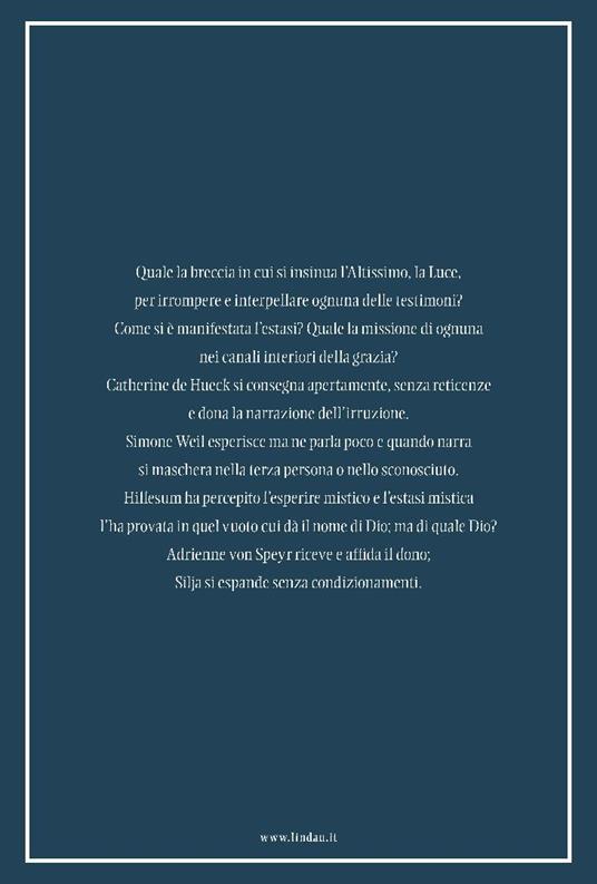 Interpellate. Catherine de Hueck, Simone Weil, Etty Hillesum, Adrienne von Speyr, Silja Walter - Cristiana Dobner - 4