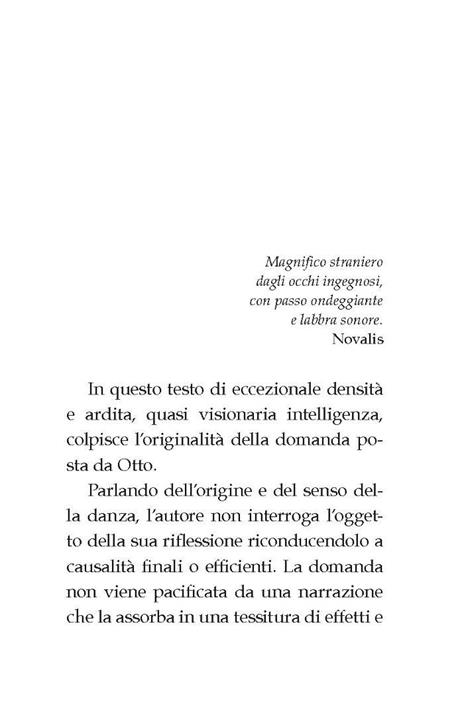 Il corpo umano e la danza - Walter Friedrich Otto - 2