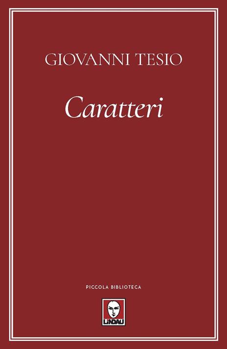 Caratteri - Giovanni Tesio - copertina